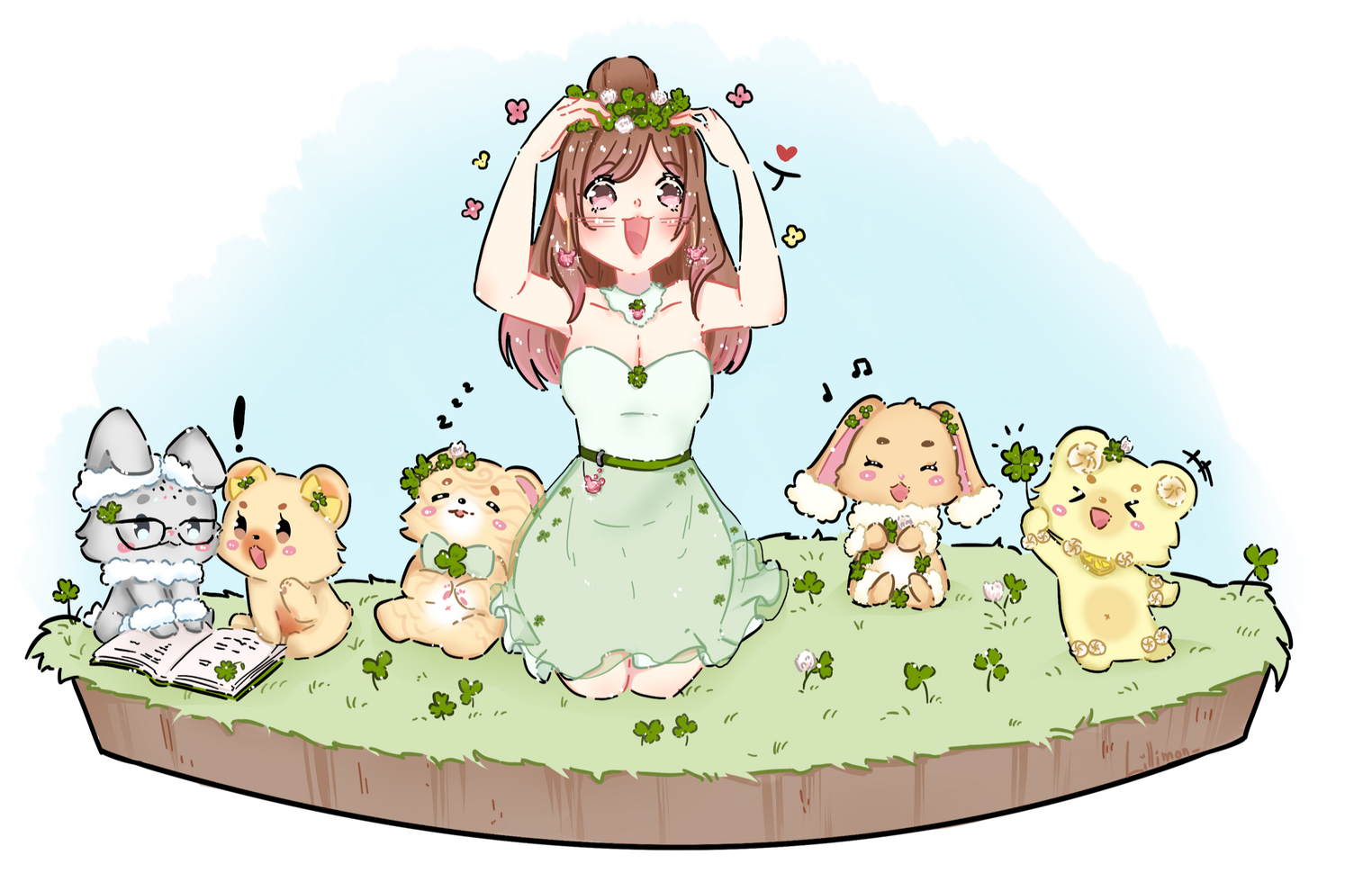 Full Body with Extra Char and Background